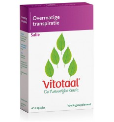 Voedingssupplementen Vitotaal Salie 45 capsules kopen