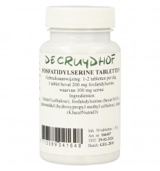 Cruydhof Fosfatidylserine 200 mg 30 tabletten |