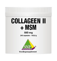 SNP Collageen II + MSM 240 capsules