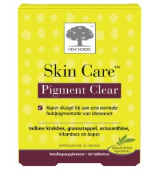 New Nordic Skin care pigment clear 60 tabletten |