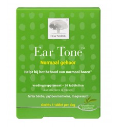 New Nordic Ear tone 30 tabletten | Superfoodstore.nl