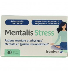Supplementen Trenker Mentalis stress 30 capsules kopen