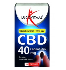 Lucovitaal CBD 40 mg 30 capsules