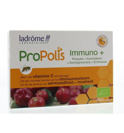 Propolis La Drome immuno+ 10 ml biologisch 20 ampullen kopen