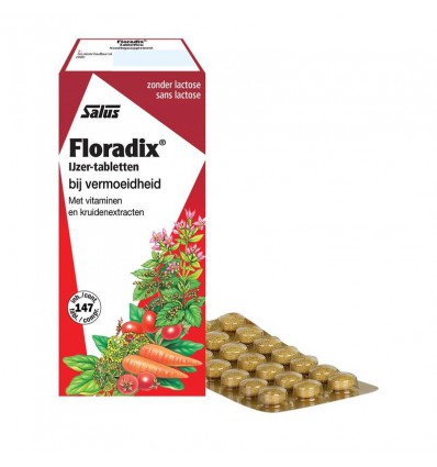 Energie Salus Floradix ijzer 147 tabletten kopen