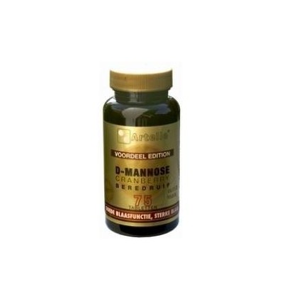 Artelle D-Mannose cranberry berendruif 75 tabletten