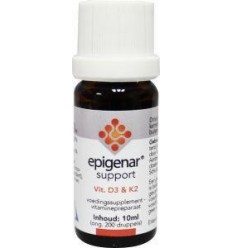 Epigenar Support vitamine D3 & K2 druppels 10 ml