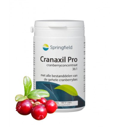 Cranberry Springfield Cranaxil Pro concentrate 500 mg 180 capsules kopen