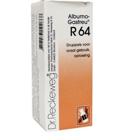 Homeopathie Dr Reckeweg Albumo gastreu R64 50 ml kopen