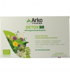 Arkopharma Detox drink 15 ml biologisch 10 ampullen