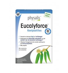 Physalis Eucalyforce keelpastille 30 tabletten