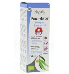 Physalis Eucalyforce keelspray 30 ml | Superfoodstore.nl