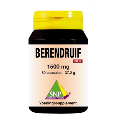 Supplementen SNP Berendruif 1500 mg puur 60 capsules kopen