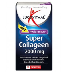 Lucovitaal Super collageen 2000 60 tabletten | Superfoodstore.nl