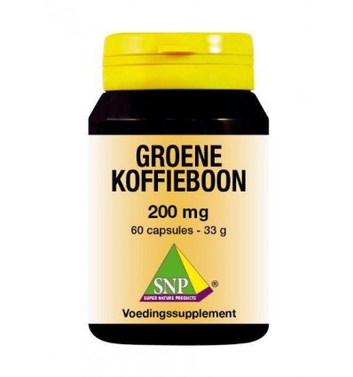 Supplementen SNP Groene koffiebonen 200 mg 60 capsules kopen