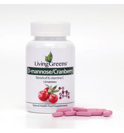 D-Mannose Livinggreens Cranberry met D Mannose 120 tabletten kopen