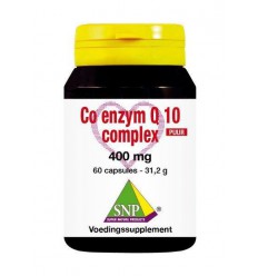 Voedingssupplementen SNP Co enzym Q10 complex 400 mg puur 60