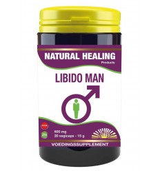 NHP Libido man 600 mg puur 20 capsules | Superfoodstore.nl