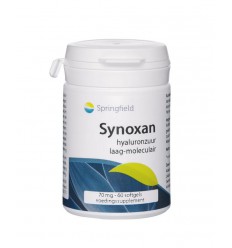 Springfield Synoxan hyaluronzuur low-molec 70 mg 60 softgels