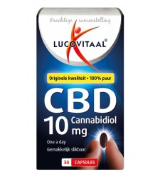 Lucovitaal CBD 10 mg forte 30 capsules | Superfoodstore.nl
