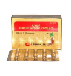 Ilhwa Korean ginseng capsule 50 capsules | Superfoodstore.nl
