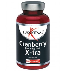 Lucovitaal Cranberry x-tra 240 capsules | Superfoodstore.nl