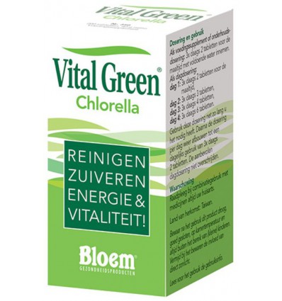 Chlorella Bloem vital green 200 tabletten kopen