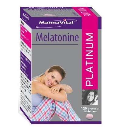 Mannavital Melatonine 0.29 mg 120 smelttabletten