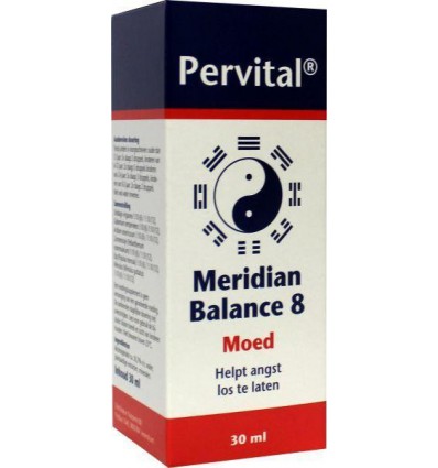 Homeopathische Supplementen Pervital Meridian balance 8 moed 30 ml kopen