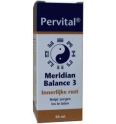 Pervital Meridian balance 3 innerlijke rust 30 ml |