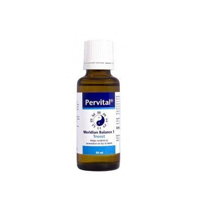 Homeopathische Supplementen Pervital Meridian balance 1 troost 30 ml kopen