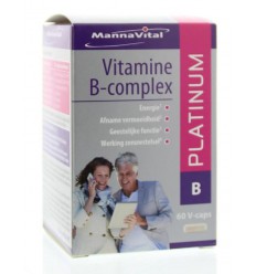 Mannavital Vitamine B complex platinum 60 vcaps