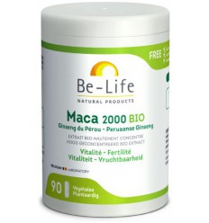 Be-Life Maca 2000 biologisch 90 softgels