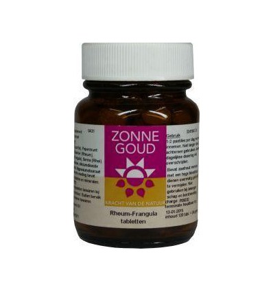 Zonnegoud Rheum frangula 120 tabletten