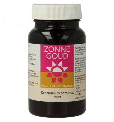Fytotherapie Zonnegoud Centaurium complex 120 tabletten kopen