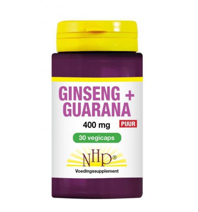 Ginseng NHP guarana 400 mg puur 30 capsules kopen