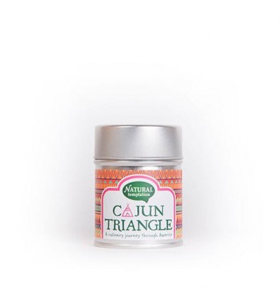Natural Temptation Cajun triangle blikje natural spices 50 gram