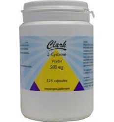 Clark L-Cysteine 500 mg 125 vcaps | Superfoodstore.nl
