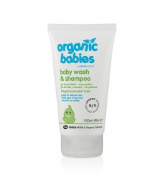 Green People Organic babies baby wash & shampoo scent free 150