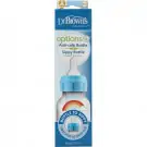 Dr Brown's Options+ overgangsfles smalle hals blauw 250 ml