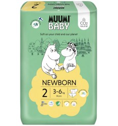 Muumi Baby Eco luiers maat 2 mini 3-6kg 58 stuks