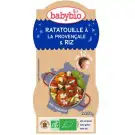 Babybio Ratatouille met rijst 200 gram 2 stuks