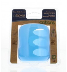 Dr Brown's Flesbeschermer blauw 150 ml brede hals