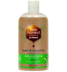 Traay Bee Honest Bad / douche aloe vera / honing 500 ml