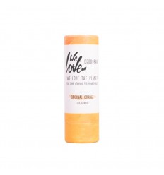 We Love 100% Natural deodorant stick original orange 65 gram