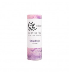We Love 100% Natural deodorant stick lovely lavender 65 gram