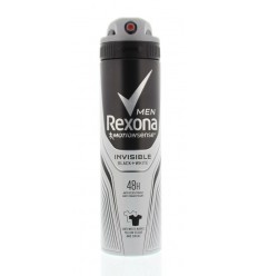 Rexona Deodorant spray men invisible black & white 150 ml