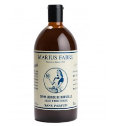 Marius Fabre Nature Marseille zeep zonder parfum navul 1 liter