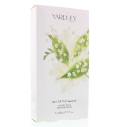 Yardley Lily zeep box 3 x 100 100 gram