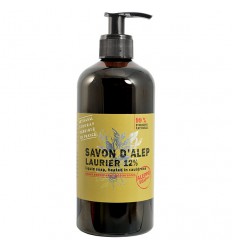 Aleppo Soap Co Aleppo zeep 12% laurier met pomp 500 ml